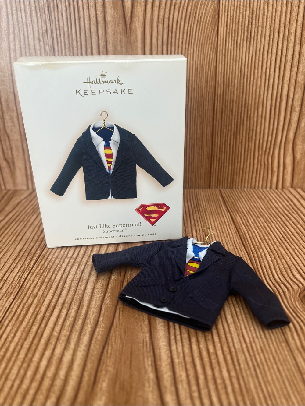 NIB Hallamark Keepsake 2007 DC Comics Just Like Superman Ornament